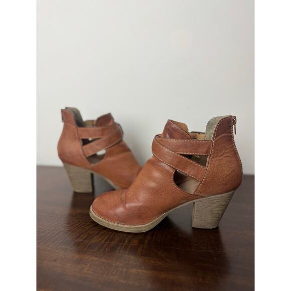 Maurice’s Women’s Western Boot Heel, Light Brown Size 8 - Picture 3 of 13